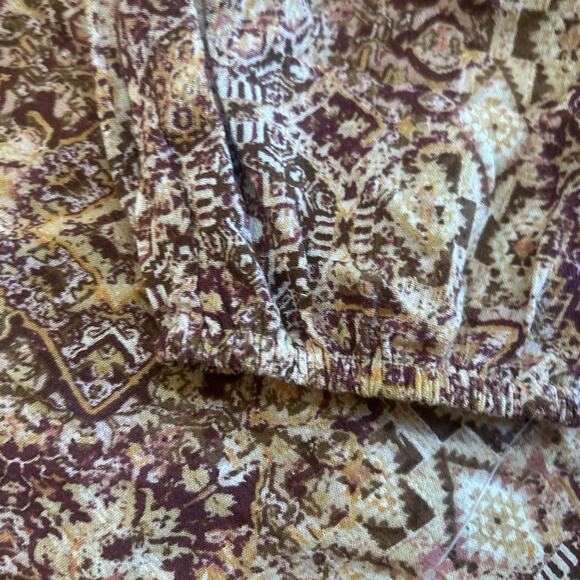 NWT Savanna Jane Medium Brown Andree Embroidered Top Pullover Boho Tunic Shirt - Picture 6 of 11